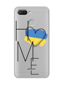 Прозорий чохол на Xiaomi Redmi 6  :: Дім Україна (принт 353)