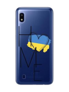 Прозорий чохол на Samsung Galaxy A10 (2019) A105 :: Дім Україна (принт 353)