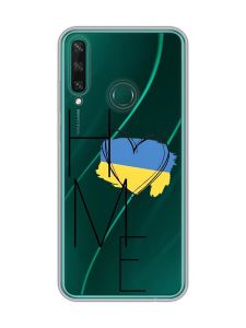 Прозорий чохол на Huawei Y6p :: Дім Україна (принт 353)