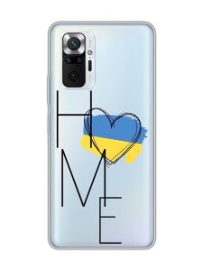 Прозорий чохол для Xiaomi Redmi Note 10 Pro / 10 Pro Max :: Дім Україна (принт 353)
