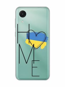 Прозорий чохол на Samsung Galaxy A03 Core / A032 :: Дім Україна (принт 353)