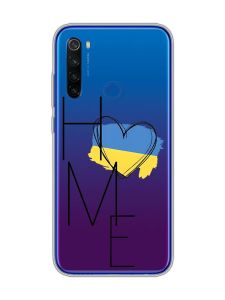 Прозорий чохол на Xiaomi Redmi Note 8T :: Дім Україна (принт 353)