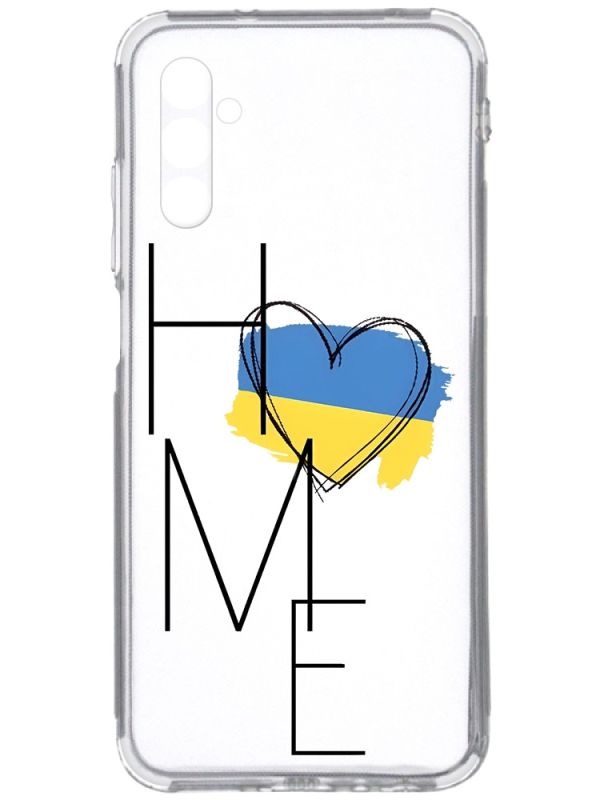 Прозорий чохол на Samsung Galaxy A34 5G/A346 :: Дім Україна (принт 353)