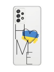 Прозорий чохол на Samsung Galaxy A72/A725 :: Дім Україна (принт 353)