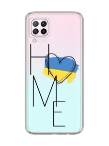 Прозорий чохол для Huawei P40 lite / Nova 6 SE :: Дім Україна (принт 353)