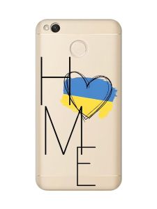 Прозорий чохол на Xiaomi Redmi 4X :: Дім Україна (принт 353)