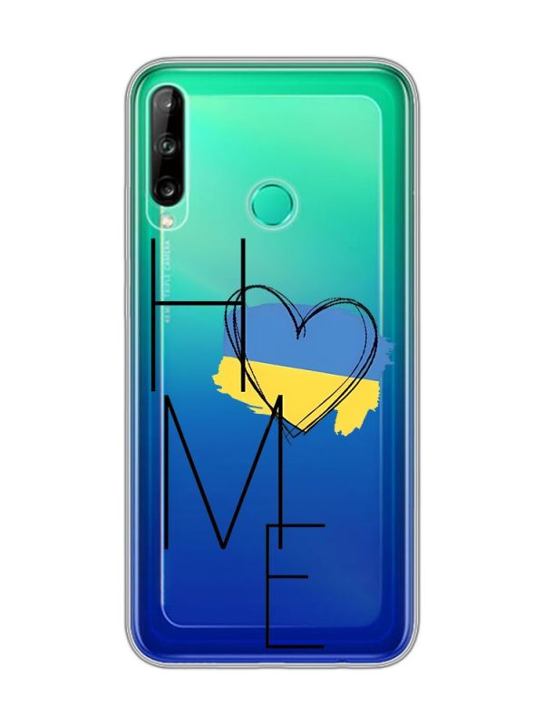 Прозорий чохол для Huawei P40 lite E / Y7p  :: Дім Україна (принт 353)