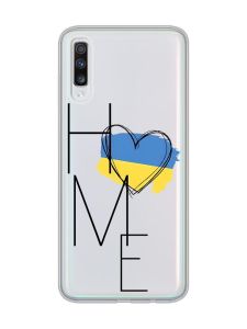 Прозорий чохол на Samsung Galaxy A70 (2019) / A705  :: Дім Україна (принт 353)
