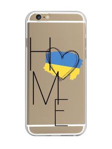 Прозорий чохол на iPhone 6/6s :: Дім Україна (принт 353)