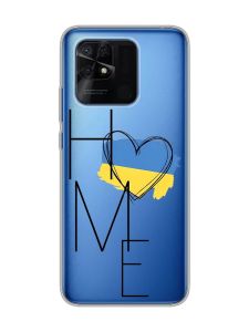 Прозорий чохол на Xiaomi Redmi 10C :: Дім Україна (принт 353)
