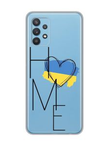Прозорий чохол на Samsung Galaxy A32 :: Дім Україна (принт 353)