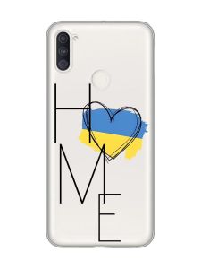 Прозорий чохол на Samsung Galaxy A11 :: Дім Україна (принт 353)