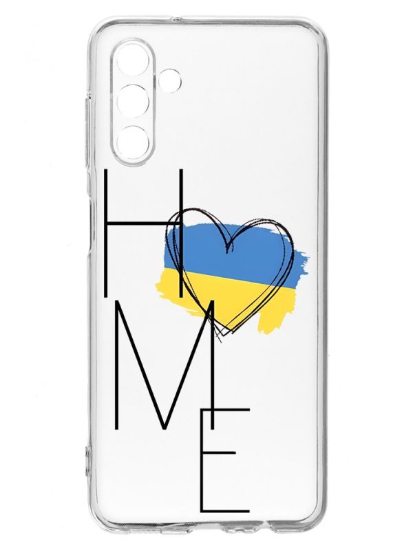 Прозорий чохол на Samsung A04s/A13 5G :: Дім Україна (принт 353)