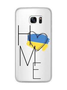 Прозорий чохол на Samsung Galaxy S7 Edge :: Дім Україна (принт 353)