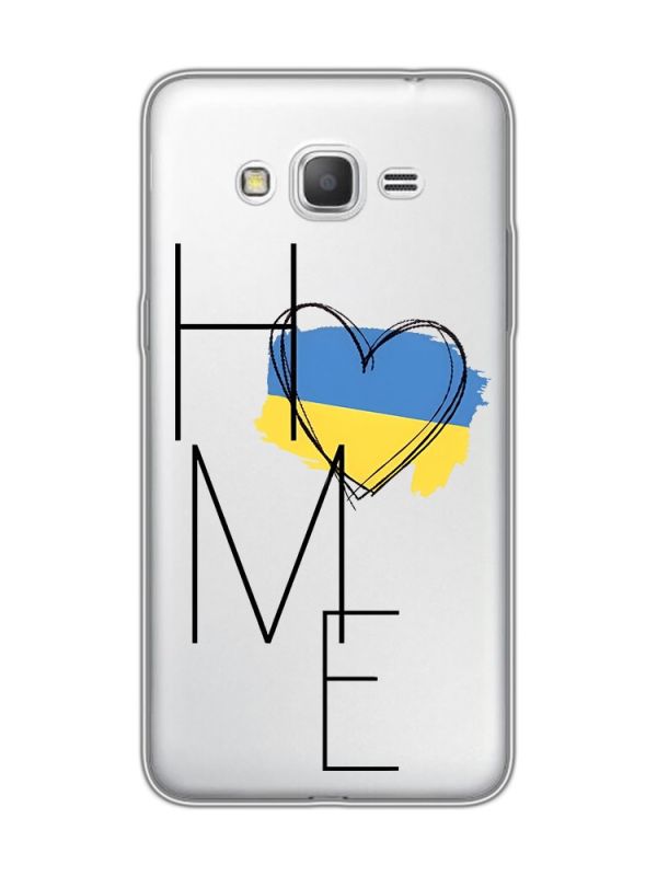Прозорий чохол для Samsung Galaxy G530 / Grand Prime :: Дім Україна (принт 353)