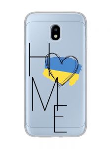 Прозорий чохол на Samsung Galaxy J3 (2017) / J330  :: Дім Україна (принт 353)