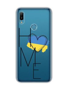 Прозорий чохол на Huawei Y6 2019 :: Дім Україна (принт 353)
