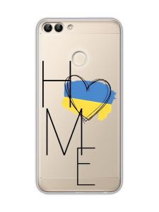Прозорий чохол для Huawei P Smart / Enjoy 7S :: Дім Україна (принт 353)