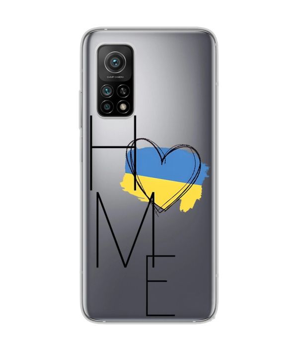 Прозорий чохол на Xiaomi Mi 10T/Mi 10T Pro :: Дім Україна (принт 353)