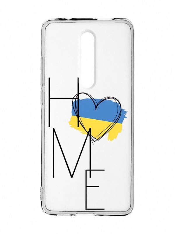 Прозорий чохол для Xiaomi Mi 9T :: Дім Україна (принт 353)