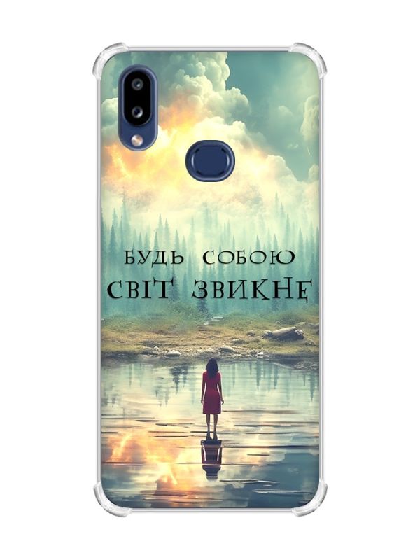 Чохол з потовщеними кутами на Samsung Galaxy A10s (A107) :: Будь собою (принт 356)