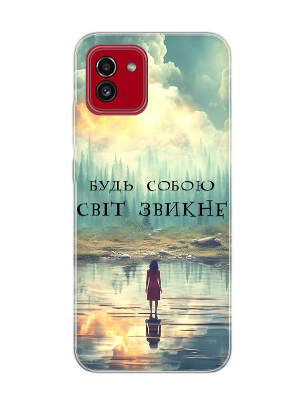 Чохол на Samsung Galaxy A03 / A035  :: Будь собою (принт 356)