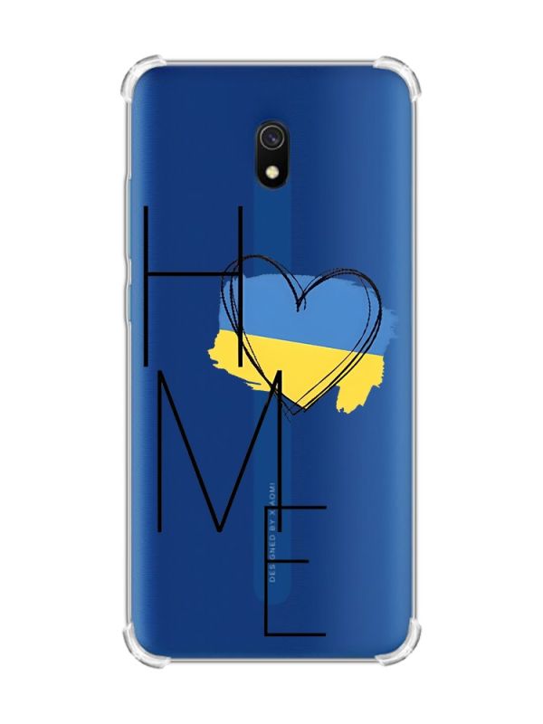 Чохол з потовщеними кутами на Xiaomi Redmi 8A :: Дім Україна (принт 353)