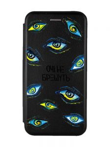 Чохол-книжка з малюнком для Samsung Galaxy A72 (A725) Чорний :: Очі (принт 358)