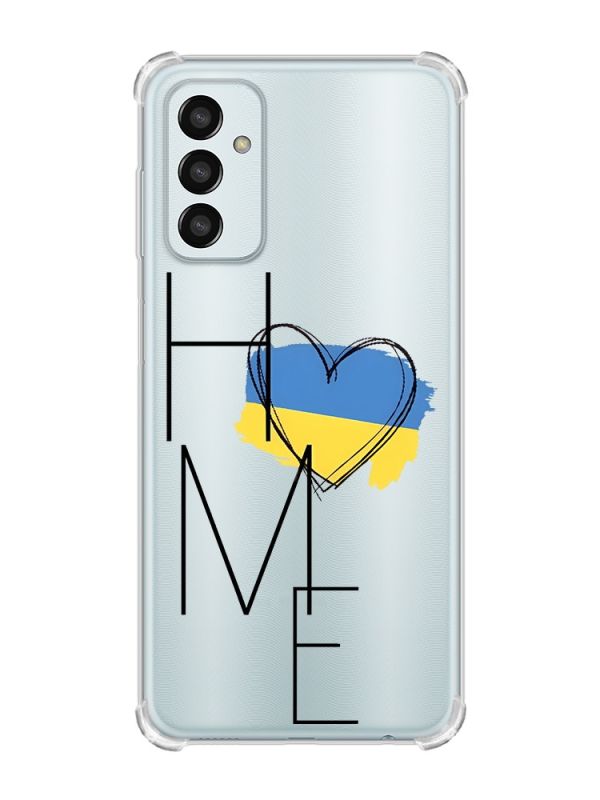 Чохол із потовщеними кутами на Samsung Galaxy M13 4G :: Дім Україна (принт 353)