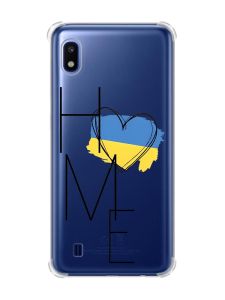 Чохол з потовщеними кутами на Samsung Galaxy A10 (2019)/A105 :: Дім Україна (принт 353)