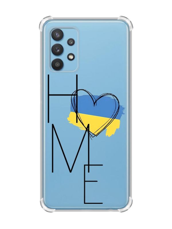 Чохол з потовщеними кутами на Samsung Galaxy A32 :: Дім Україна (принт 353)