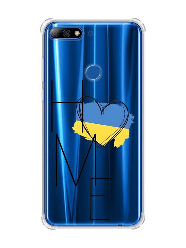 Чохол з потовщеними кутами на Huawei Y7 2018/Y7 Prime 2018 :: Дім Україна (принт 353)