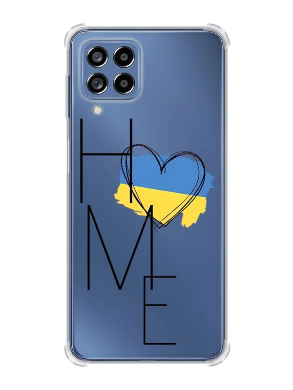 Чохол з потовщеними кутами на Samsung Galaxy M53 (M536) 5G :: Дім Україна (принт 353)