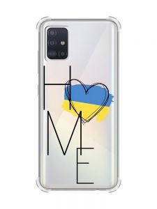 Чохол з потовщеними кутами на Samsung Galaxy A71/A715 :: Дім Україна (принт 353)