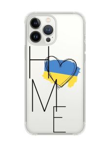 Чохол із потовщеними кутами на iPhone 14 Pro Max :: Дім Україна (принт 353)