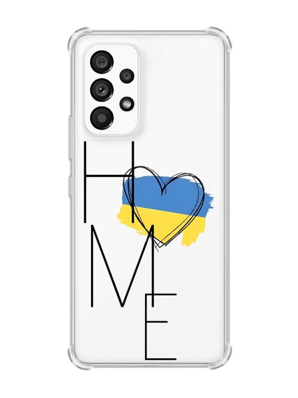 Чохол з потовщеними кутами на Samsung Galaxy A53 :: Дім Україна (принт 353)