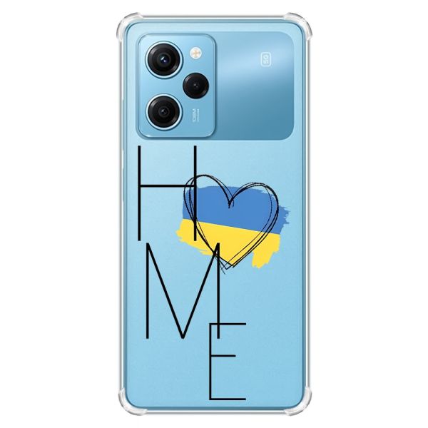 Чохол з потовщеними кутами на Xiaomi Redmi Note 12 Pro Speed 5G :: Дім Україна (принт 353)