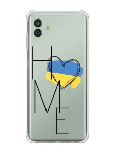 Чохол з потовщеними кутами на Samsung Galaxy M13 5G :: Дім Україна (принт 353)