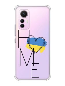 Чохол з потовщеними кутами на Xiaomi 12 Lite :: Дім Україна (принт 353)