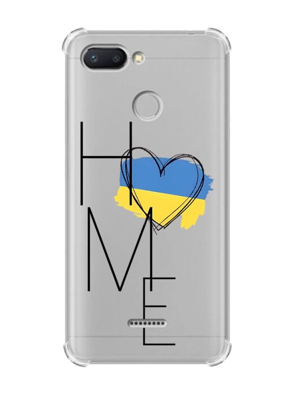 Чохол із потовщеними кутами для Xiaomi Redmi 6 :: Дім Україна (принт 353)
