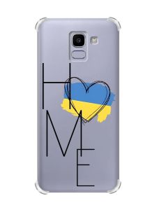 Чохол із потовщеними кутами на Samsung Galaxy J6 (2018) J600F :: Дім Україна (принт 353)