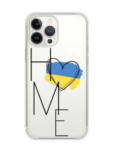 Чохол із потовщеними кутами на iPhone 14 Pro :: Дім Україна (принт 353)