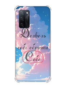 Чохол з потовщеними кутами на Oppo A55 :: Особистість (принт 354)