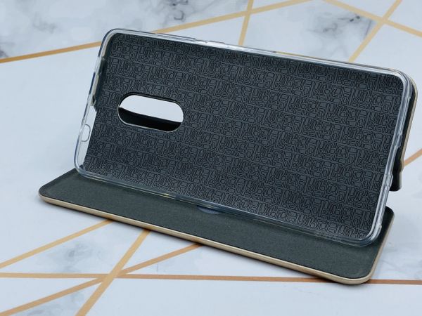 Чохол-книжка з малюнком для Xiaomi Redmi Note 4 / 4X Золотий :: Очі (принт 358)