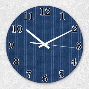 Годинник настінний :: Темносиня тканина