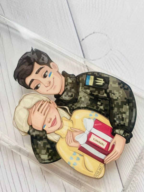 Прозорий чохол на Samsung Galaxy A50 (2019) A505 Подарунок Перемога (патріотичний принт 178)