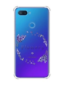 Чохол із потовщеними кутами на Xiaomi Mi 8 Lite :: Лавандовий віночок (принт 19)