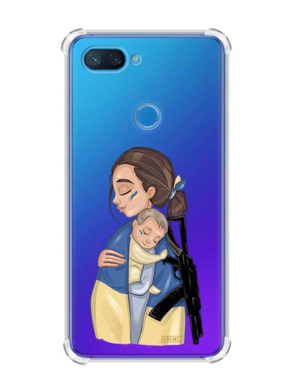 Чохол із потовщеними кутами на Xiaomi Mi 8 Lite :: Мама-захисниця (принт 20)