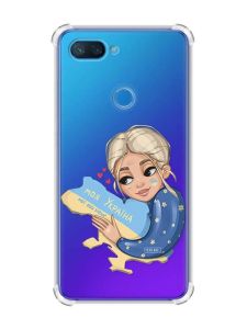 Чохол із потовщеними кутами на Xiaomi Mi 8 Lite :: Моя Україна (патріотичний принт 24)