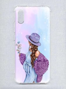 Чохол з потовщеними кутами на Xiaomi Redmi 9A :: В очікуванні хлопчика (принт 222)